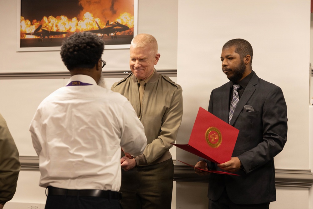 Award presentation for Security Coordinator of the Year