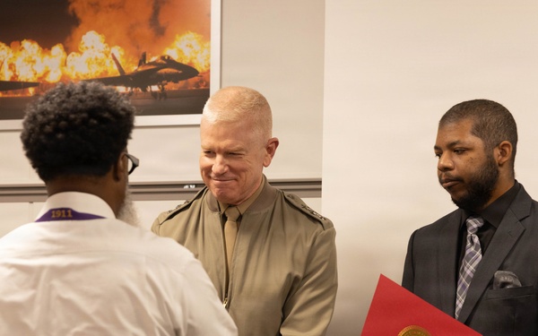 Award presentation for Security Coordinator of the Year