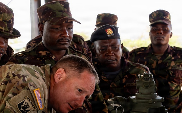 US, KDF conduct FCAT on 105mm Howitzers during Justified Accord 2026