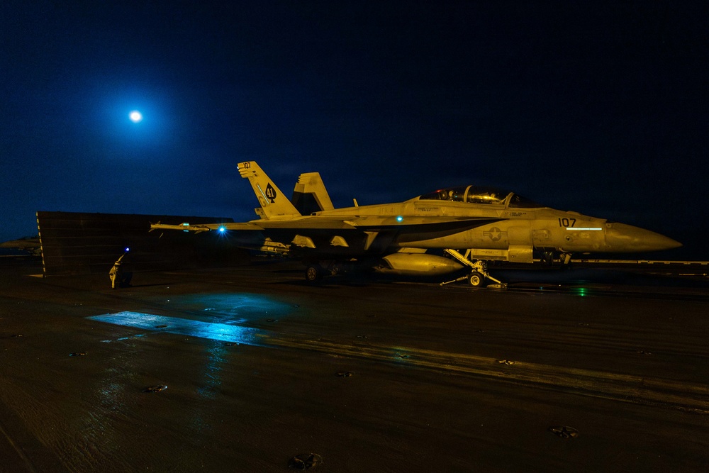 USS Abraham Lincoln (CVN 72) Conducts Flight Operations