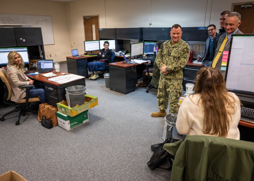 March 3, 2026 -- Commander, Military Sealift Command visits MSC Engineering Teams
