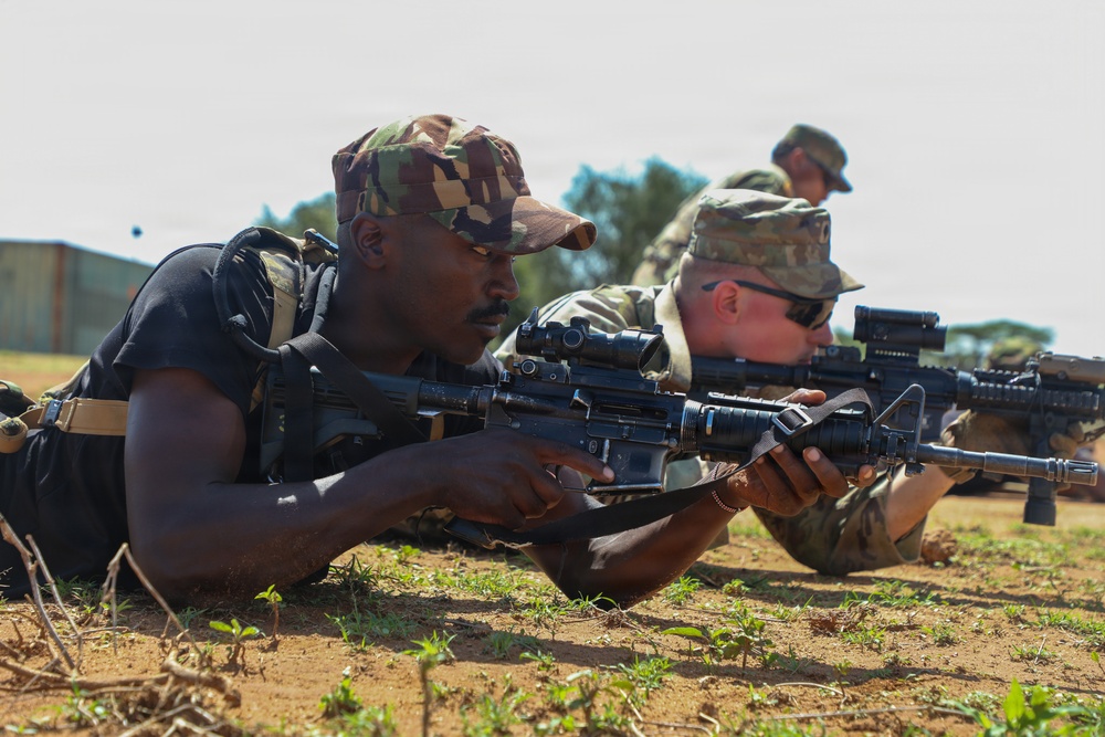 US, Kenya infantrymen conduct joint infantry training during Justified Accord 2026
