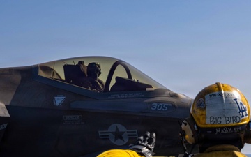 USS Abraham Lincoln Flight Operations in Support of Operation Epic Fury