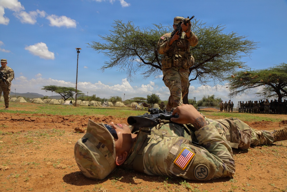 US, Kenya infantrymen conduct joint infantry training during Justified Accord 2026