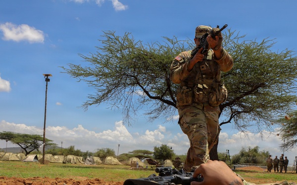 US, Kenya infantrymen conduct joint infantry training during Justified Accord 2026
