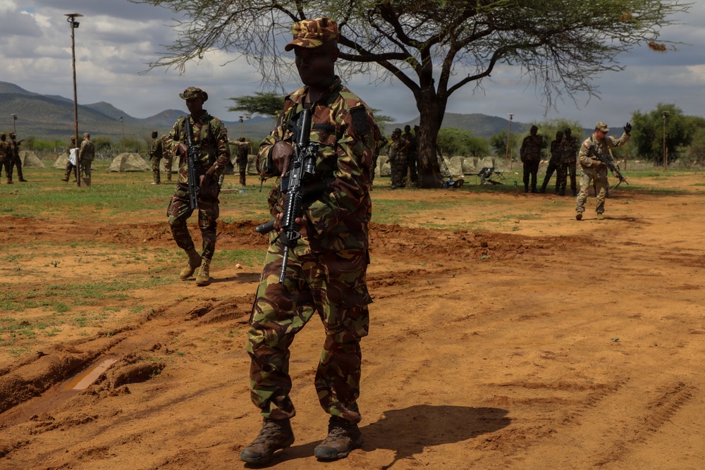 US, Kenya infantrymen conduct joint infantry training during Justified Accord 2026