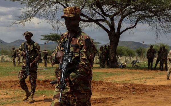 US, Kenya infantrymen conduct joint infantry training during Justified Accord 2026