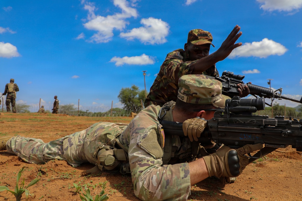 US, Kenya infantrymen conduct joint infantry training during Justified Accord 2026