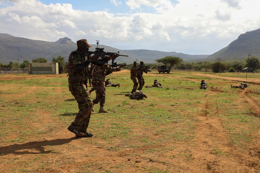 US, Kenya infantrymen conduct joint infantry training during Justified Accord 2026