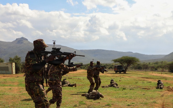 US, Kenya infantrymen conduct joint infantry training during Justified Accord 2026