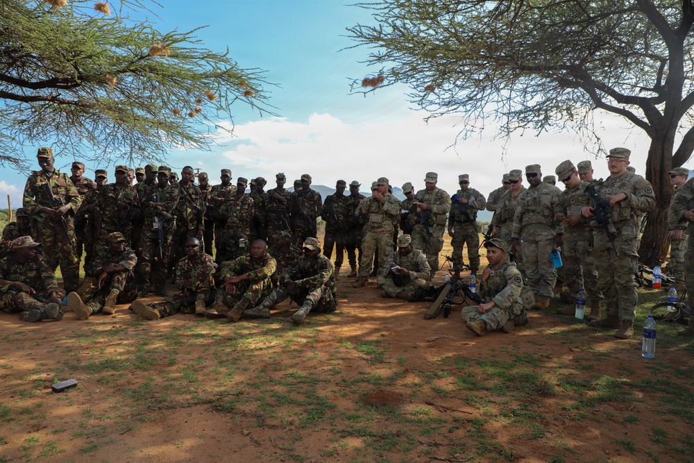US, Kenya infantrymen conduct joint infantry training during Justified Accord 2026