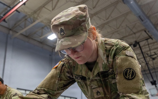 U.S. Army Reserve Cold Table Display