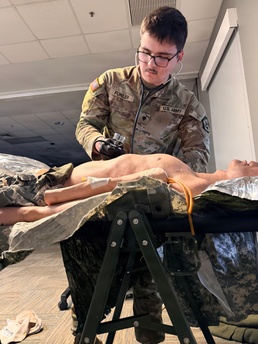 West Virginia Army National Guard Medics Complete Intensive 68W Recertification Training at Camp Dawson