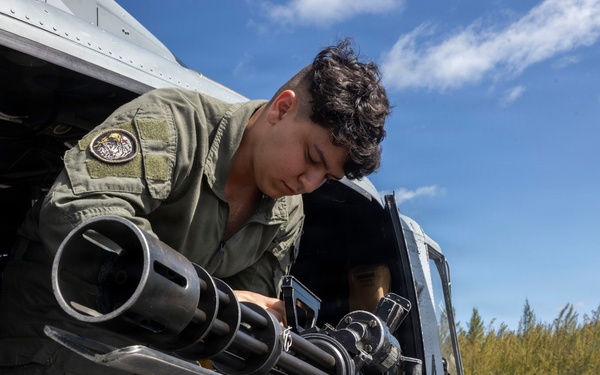 U.S. Marines with HMLA-269 conduct flight operations during MAG-29 DAO Exercise