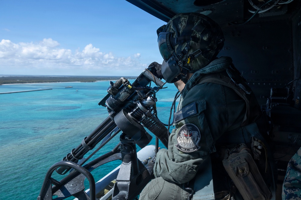 U.S. Marines with HMLA-269 conduct flight operations during MAG-29 DAO Exercise
