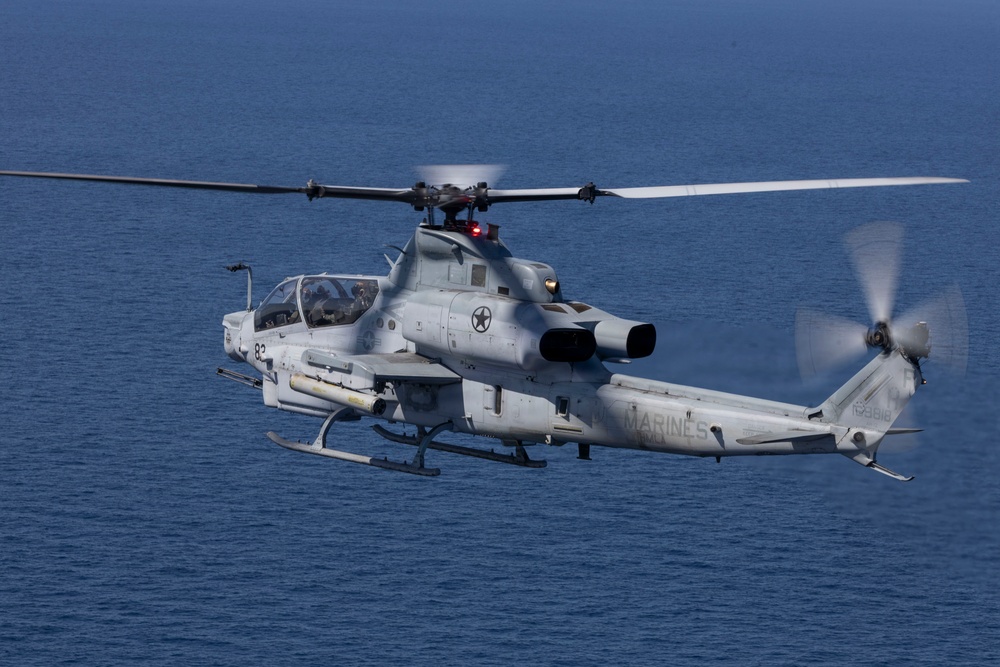 U.S. Marines with HMLA-269 conduct flight operations during MAG-29 DAO Exercise