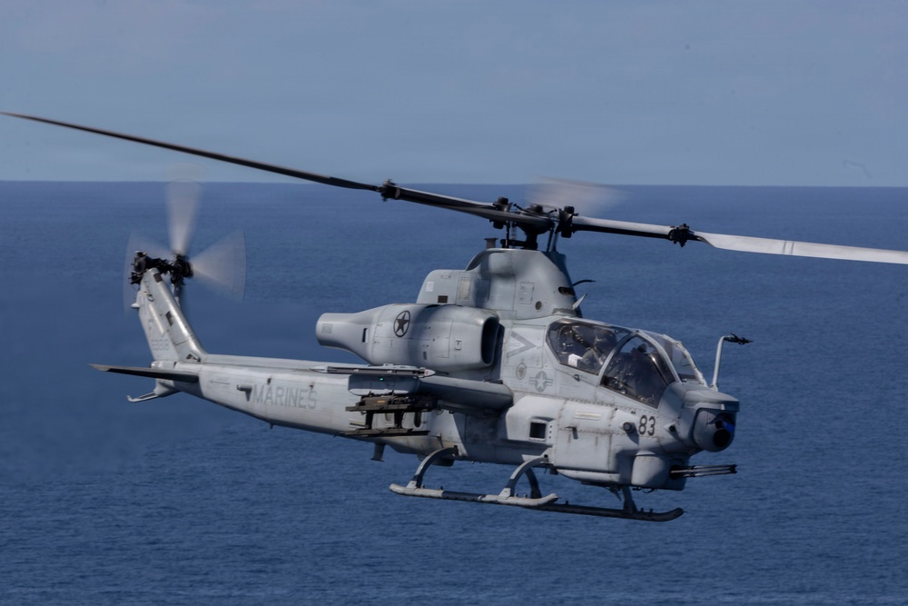 U.S. Marines with HMLA-269 conduct flight operations during MAG-29 DAO Exercise
