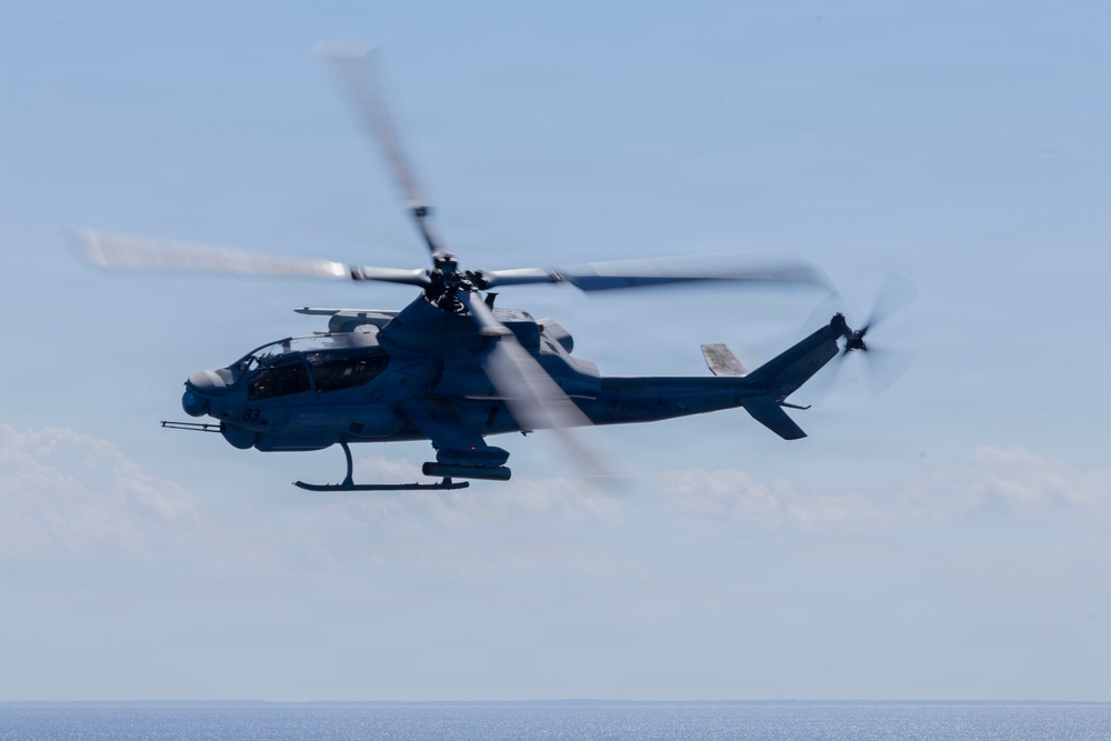 U.S. Marines with HMLA-269 conduct flight operations during MAG-29 DAO Exercise