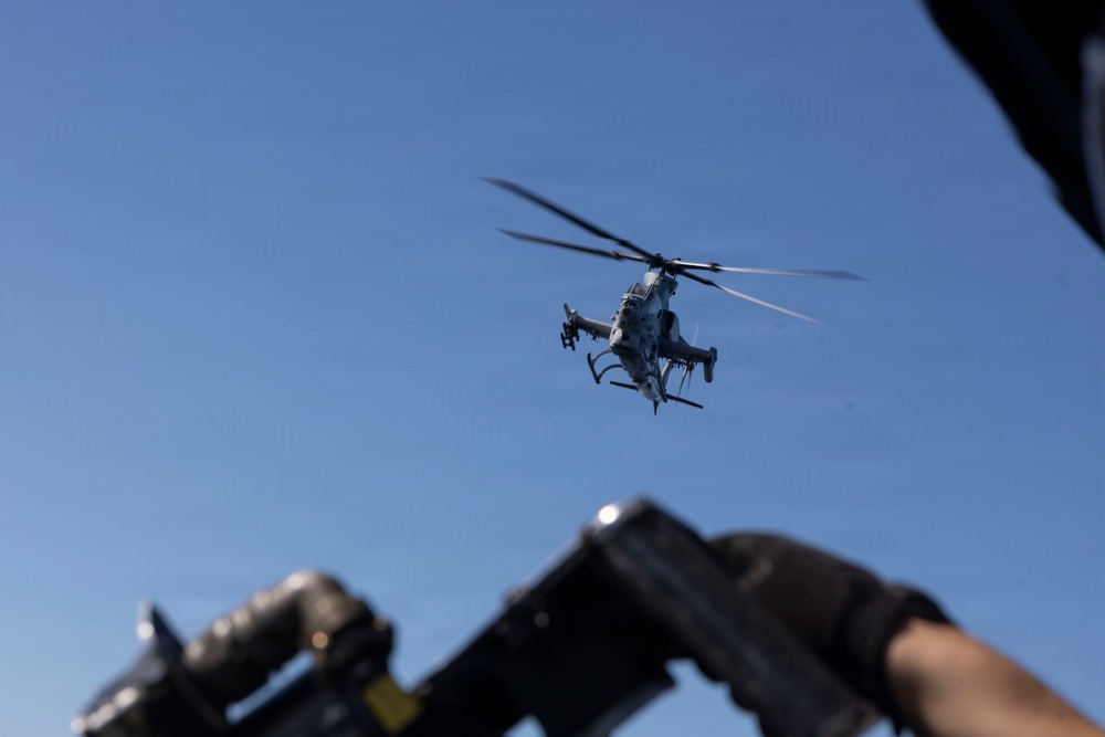 U.S. Marines with HMLA-269 conduct flight operations during MAG-29 DAO Exercise