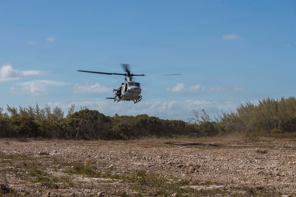 U.S. Marines with HMLA-269 conduct flight operations during MAG-29 DAO Exercise