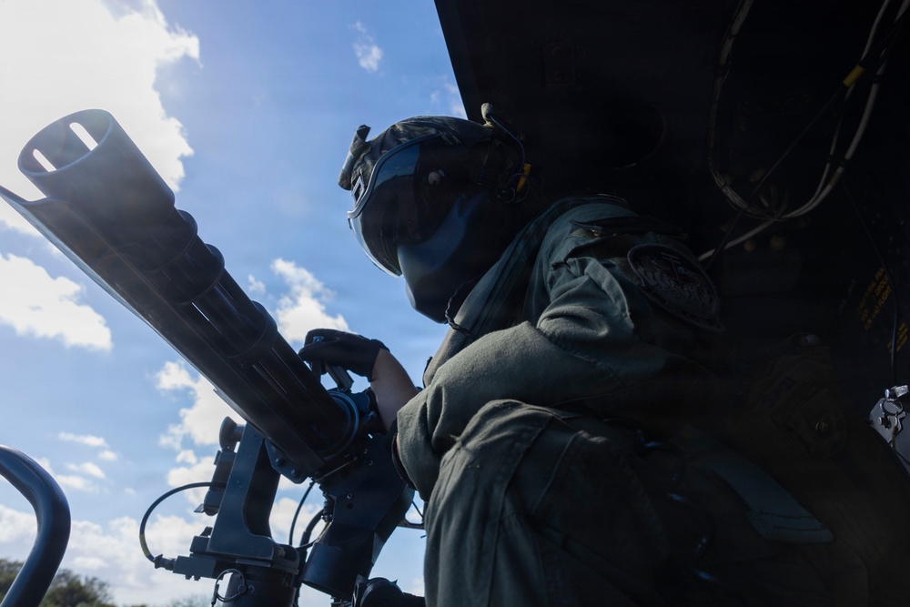 U.S. Marines with HMLA-269 conduct flight operations during MAG-29 DAO Exercise