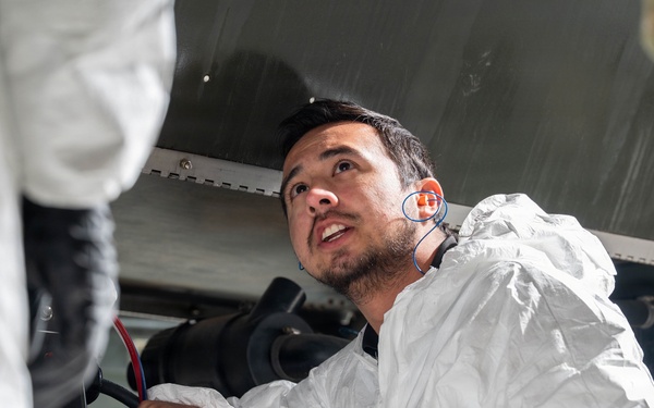 7 EMS performs first on-aircraft cold spray repair on B-1B Lancer