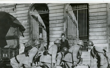 The Body of the Unknown Soldier - French Soldiers Carrying the Body into the Hotel de Ville, France