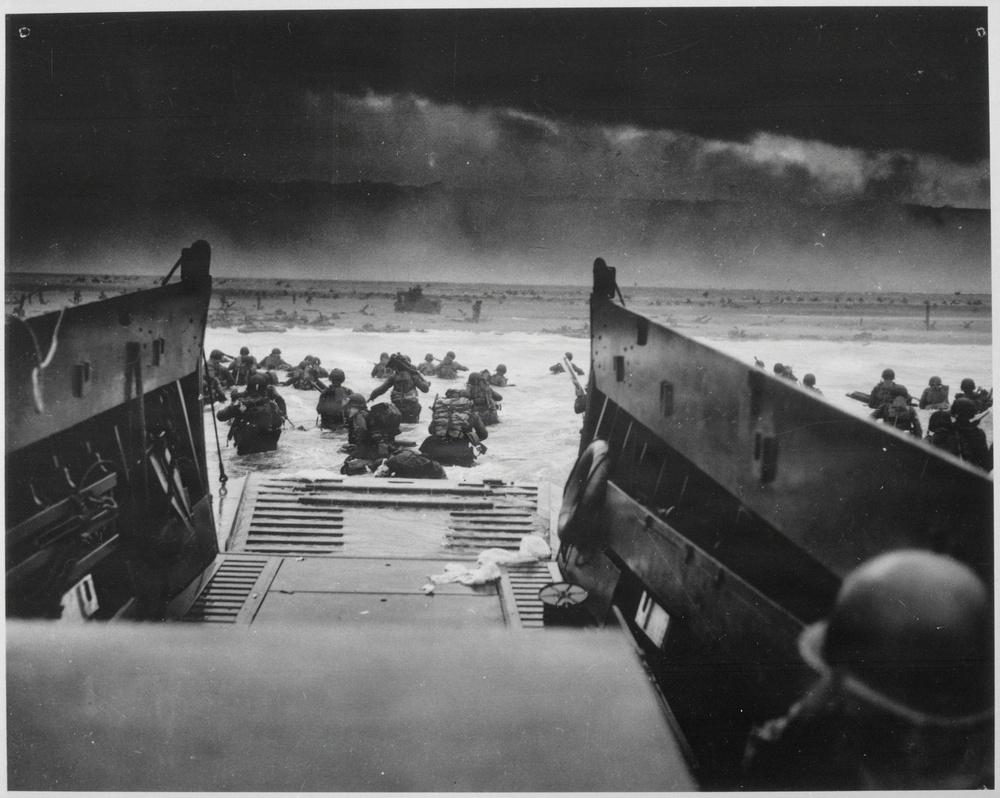 Photograph of the Normandy Invasion
