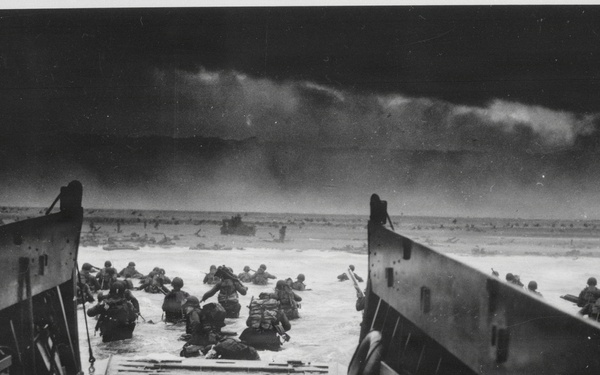 Photograph of the Normandy Invasion