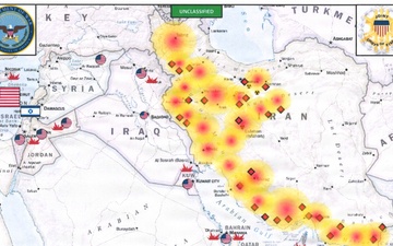 Operation Epic Fury First 100 Hours Map