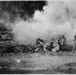 The Rockets Red Glare-U.S. Marines launch a 4.5 rocket barrage against the Chinese Communists in the Korean fighting.