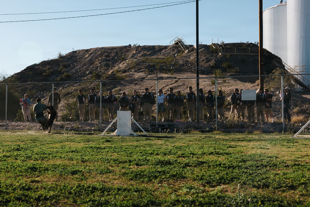 Local High School JROTC Programs Visit MCAS Yuma
