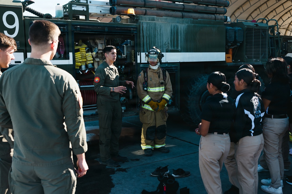 Local High School JROTC Programs Visit MCAS Yuma