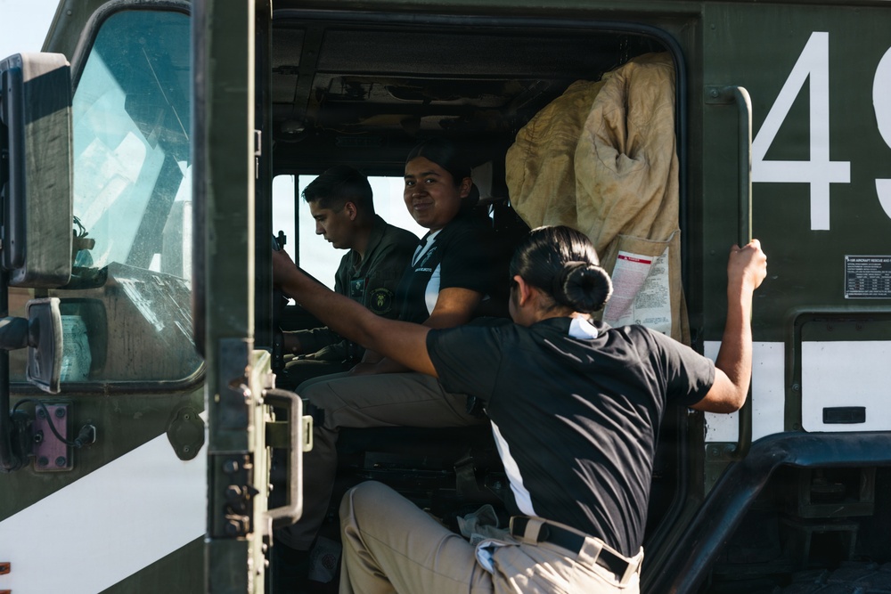 Local High School JROTC Programs Visit MCAS Yuma