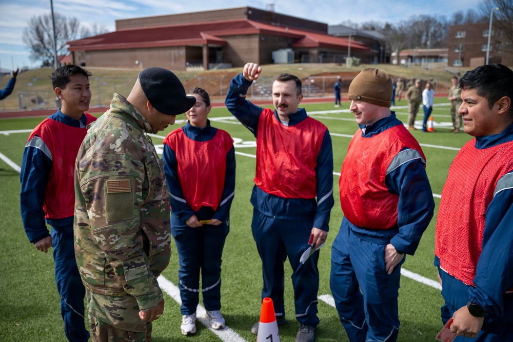 Airman Leadership School students execute capstone exercise Operation Red Wolf