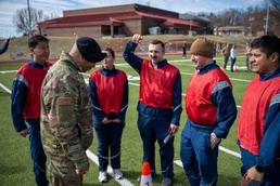 Airman Leadership School students execute capstone exercise Operation Red Wolf