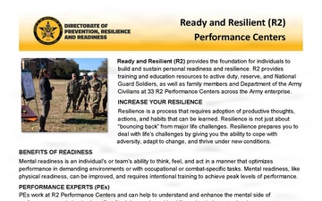 R2 Program Builds Mental Readiness to Strengthen Warfighting at Fort Bragg