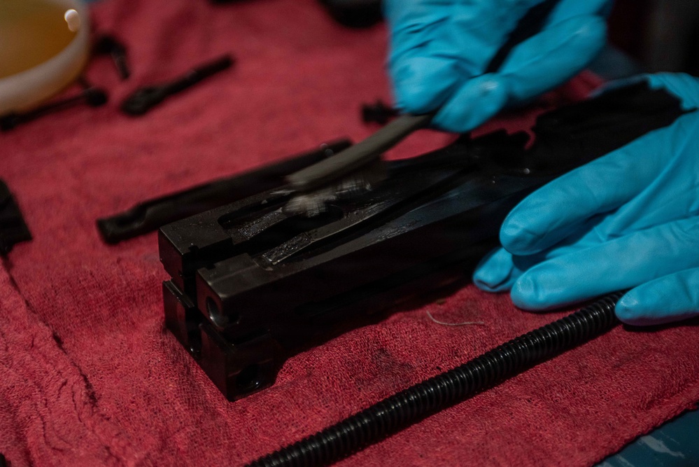 Ronald Reagan Sailors Perform Weapons Maintenance