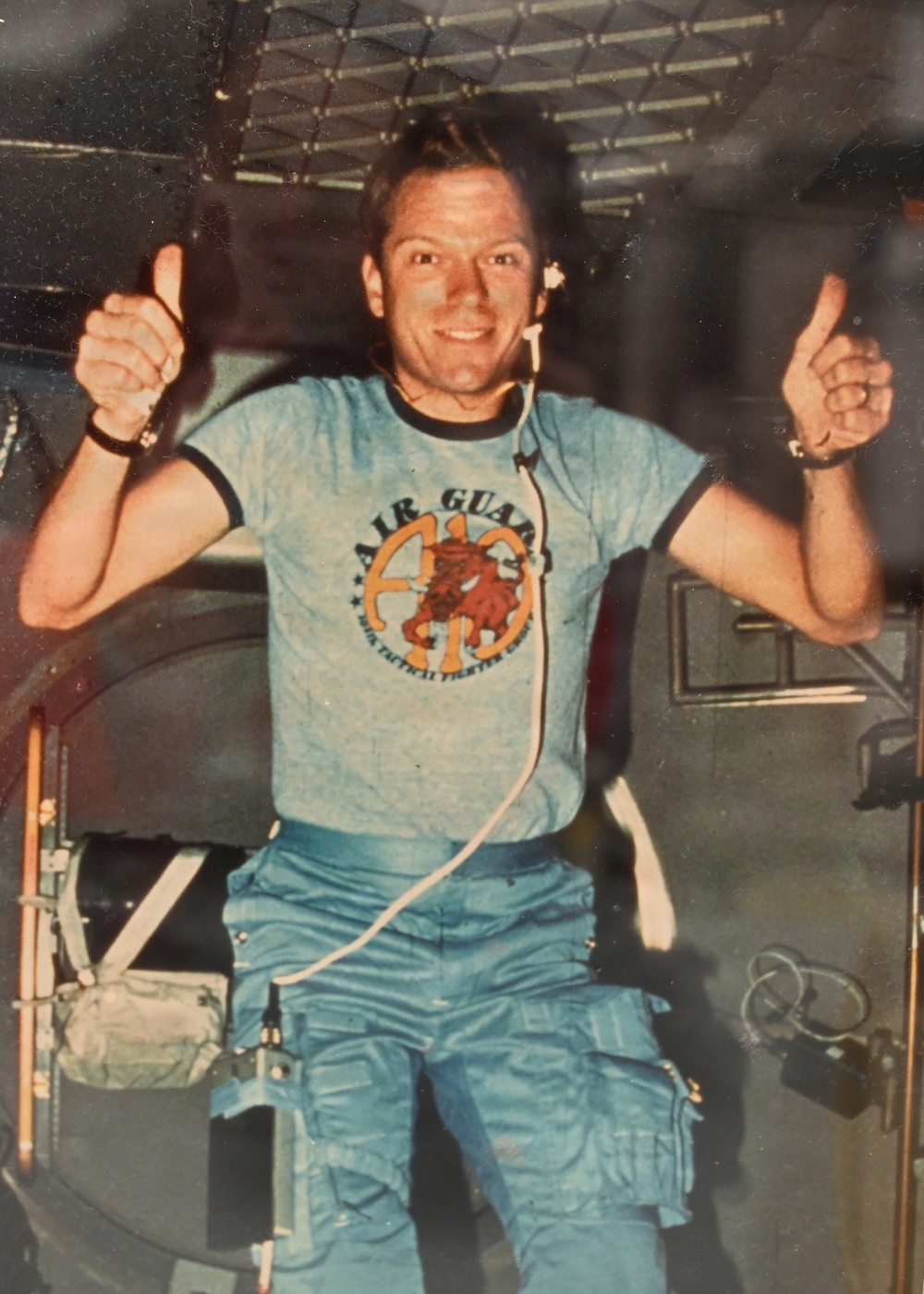 Founding 104th Hockey Player Makes Return Visit to Team