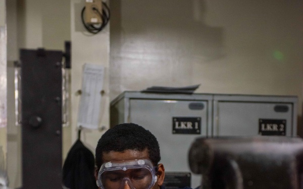 Ronald Reagan Sailors Perform Weapons Maintenance