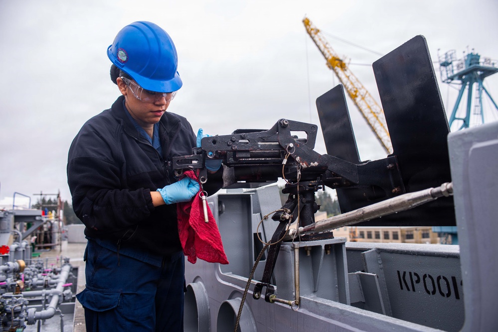 Ronald Reagan Sailors Perform Weapons Maintenance