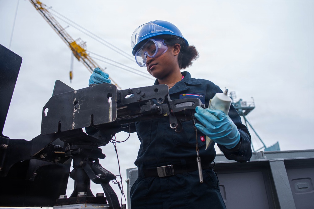 Ronald Reagan Sailors Perform Weapons Maintenance