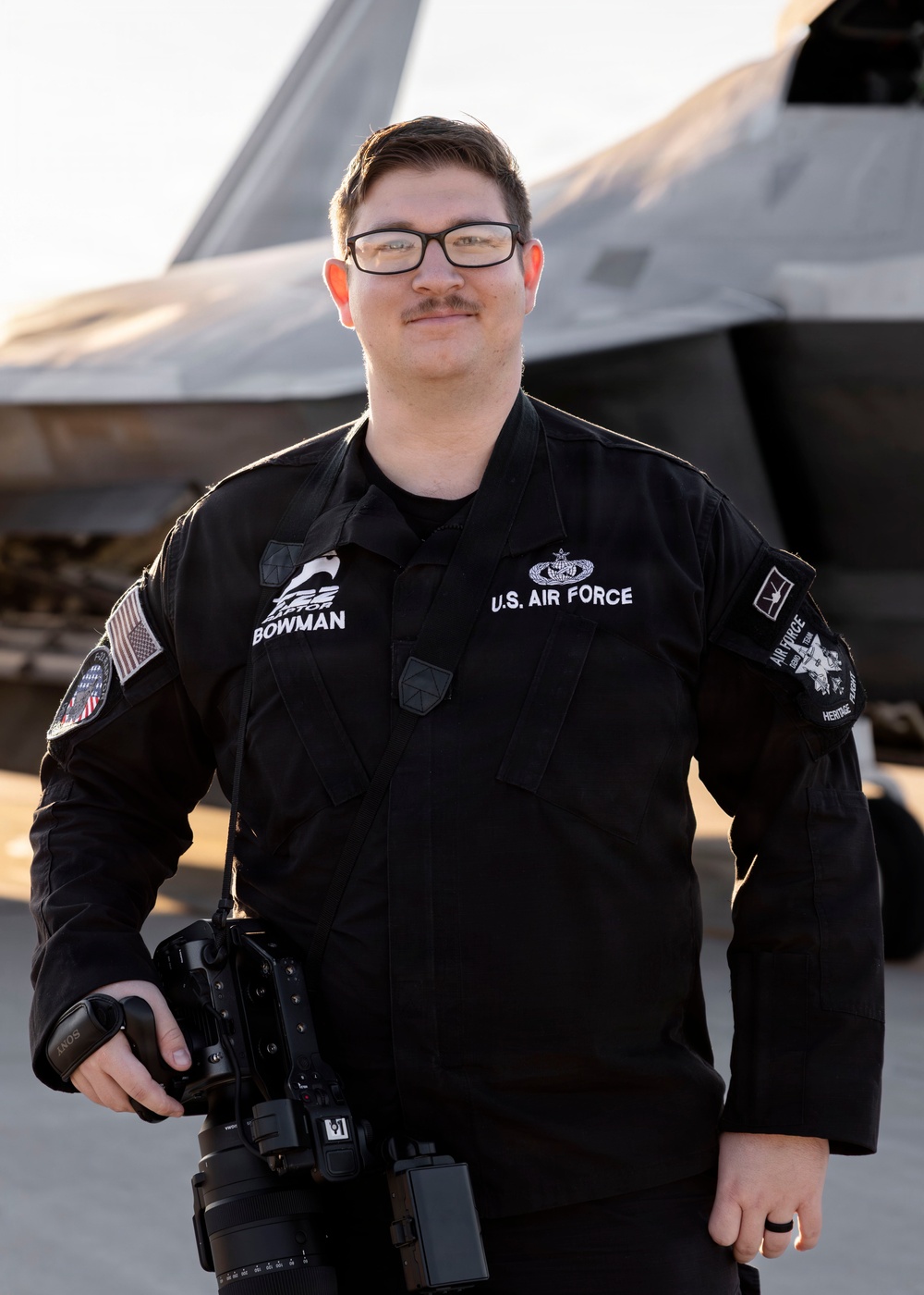 F-22 Demonstration Team Conducts Training Flight