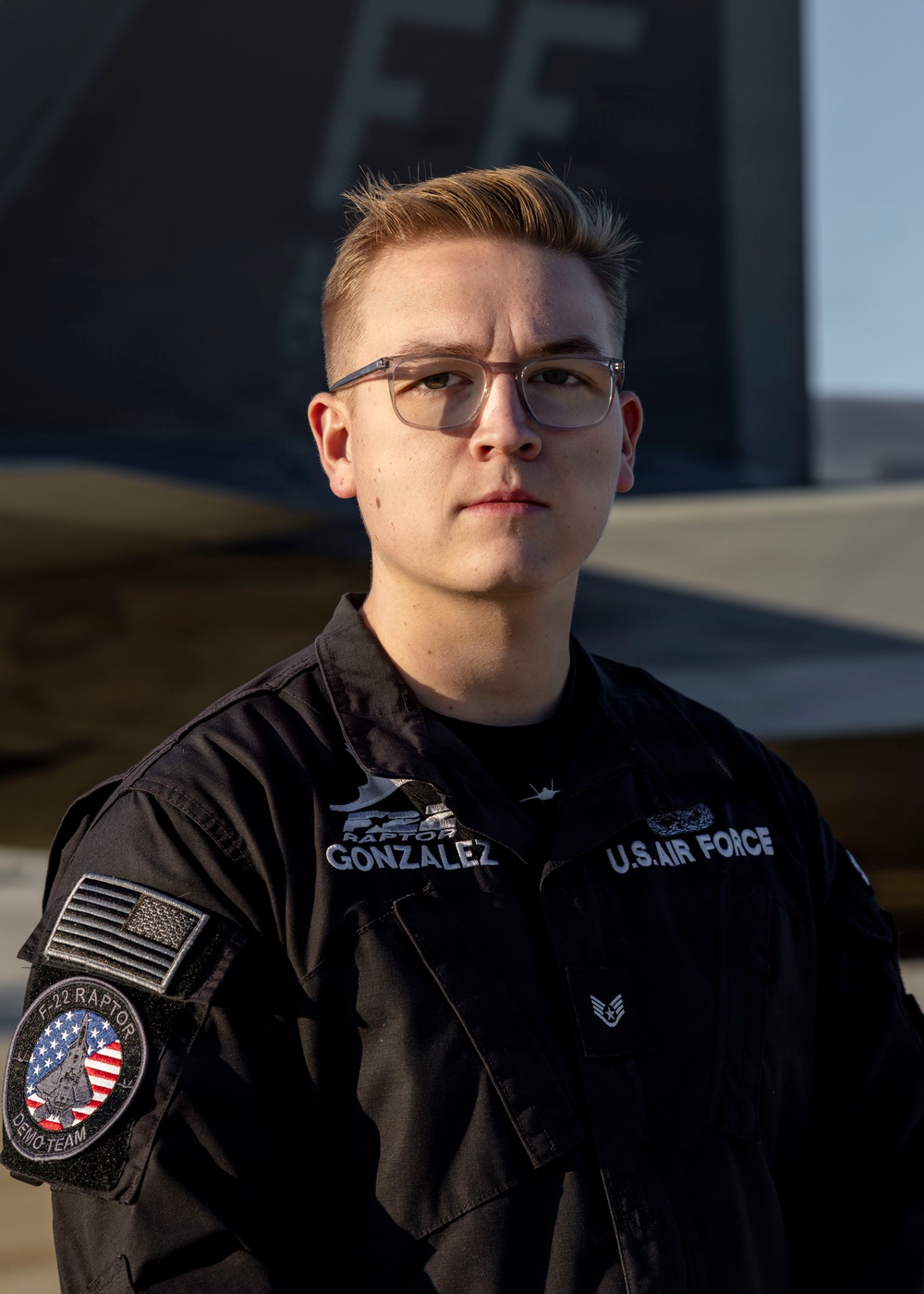 F-22 Demonstration Team Conducts Training Flight