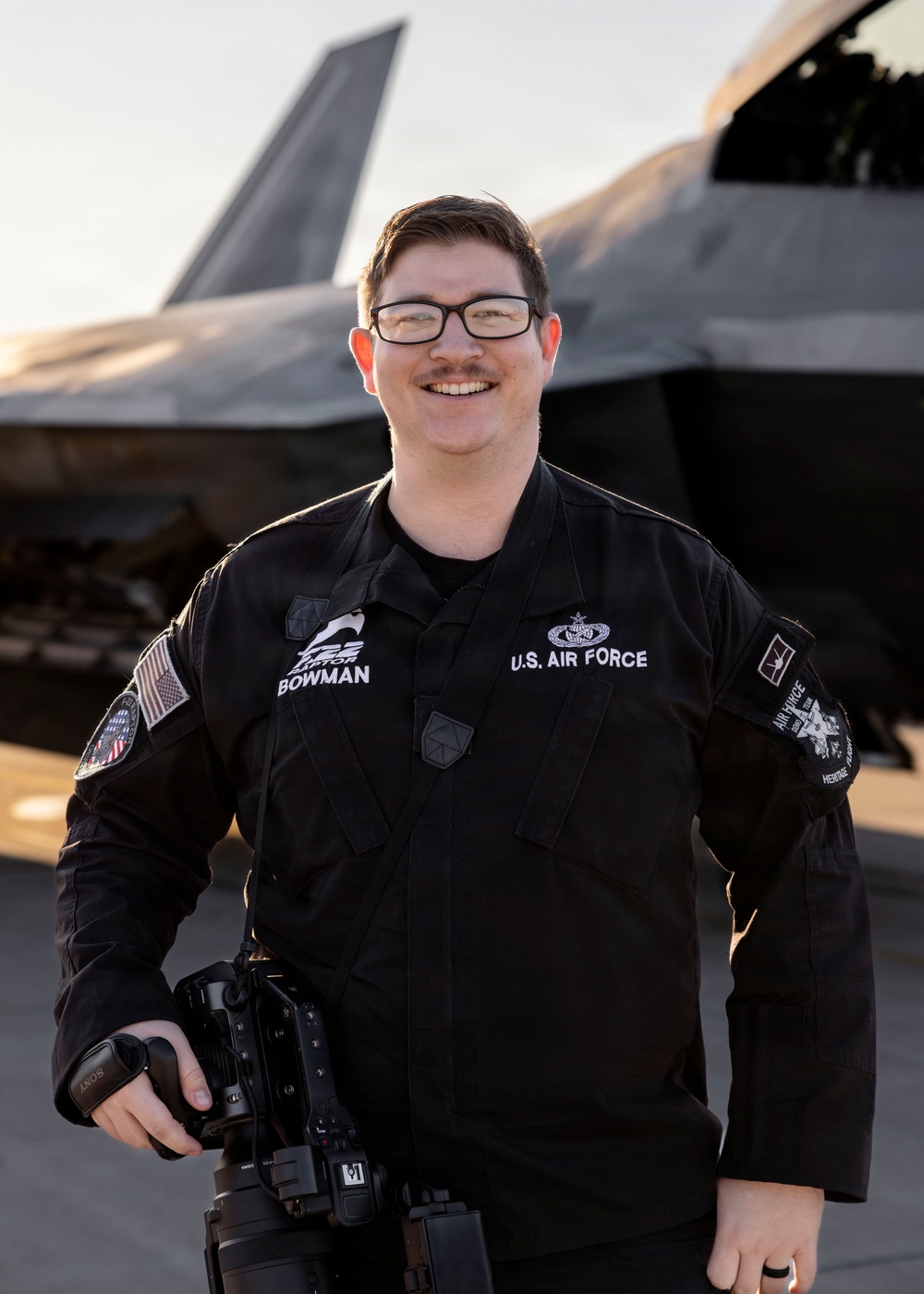 F-22 Demonstration Team Conducts Training Flight