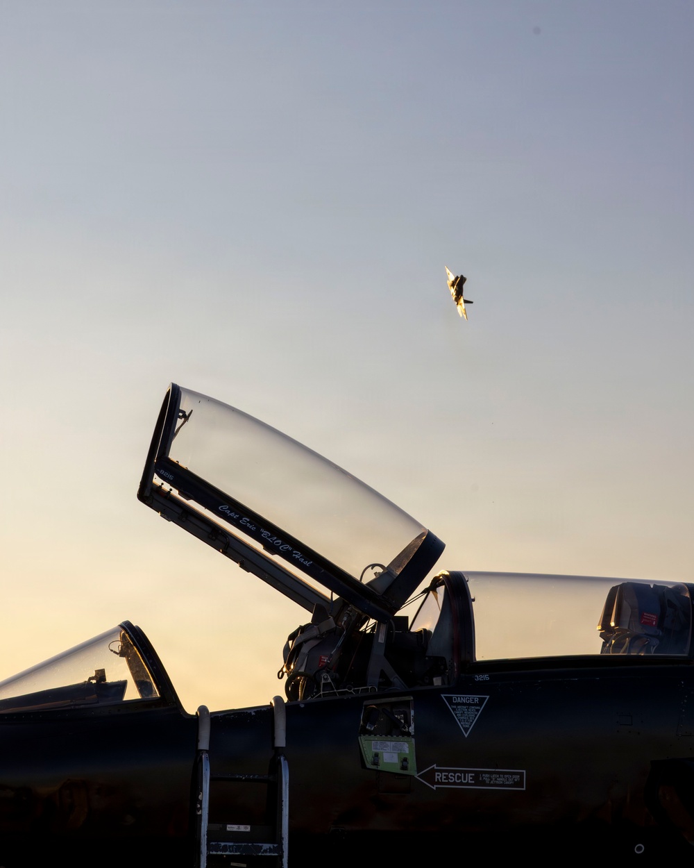 F-22 Demonstration Team Conducts Training Flight