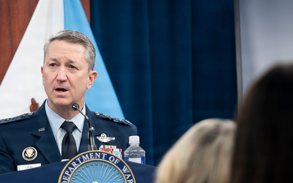 CJCS Conducts Press Briefing at the Pentagon