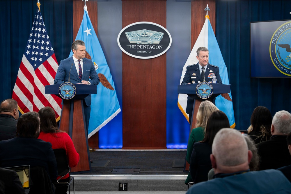 CJCS Conducts Press Briefing at the Pentagon