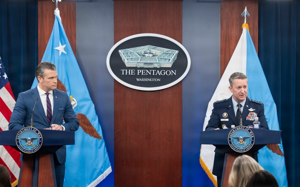 CJCS Conducts Press Briefing at the Pentagon