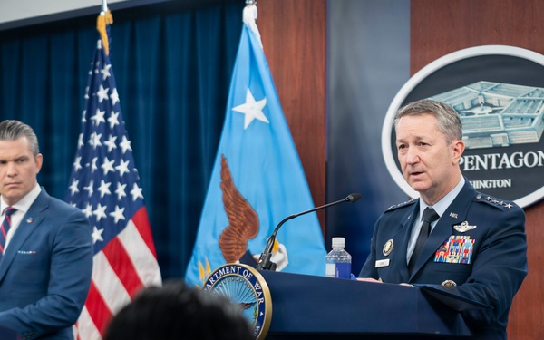 CJCS Conducts Press Briefing at the Pentagon